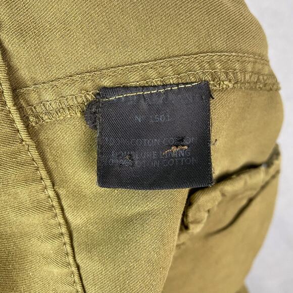 Etoile Isabel Marant Womens 1 Green Paperbag Belted High Rise Pants - Picture 9 of 9